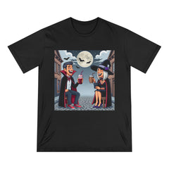 Area Terror T-Shirt with Witch and Vampire Design Black / XS
