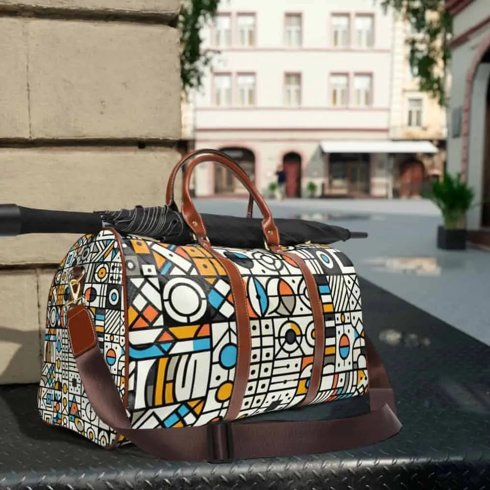 Area Travel Bags with Eye-Catching Geometric Patterns 20’’