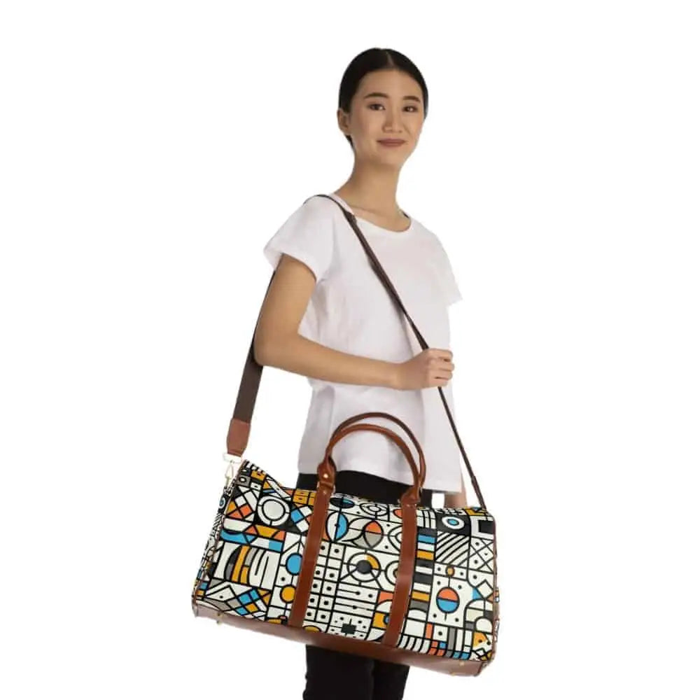 Area Travel Bags with Eye-Catching Geometric Patterns 20’’