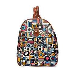 Area Travel Bags with Multicolored Geometric Patterns 20’’