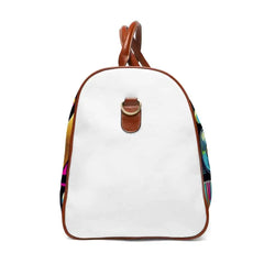 Area Travel Bags with Retro 1980s Pattern and Neon