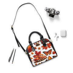 Area Travel Shoulder Handbag with Harper Autumnal Design
