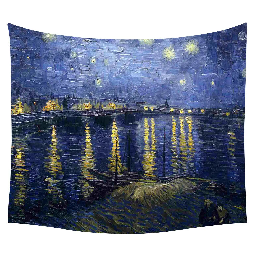 Art and Flowers Tapestry Wall - Van Gogh. / 150x100cm