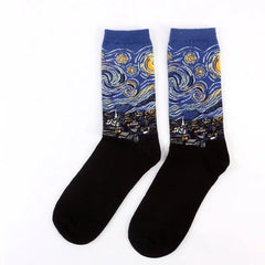 Art Vintage Colorful Socks