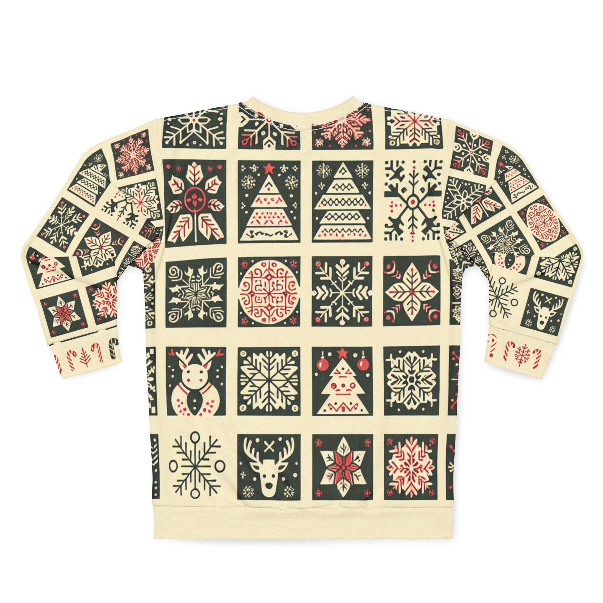 Artistic Christmas Sweatshirt Twinkling Wonderland Design