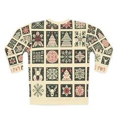 Artistic Christmas Sweatshirt Twinkling Wonderland Design