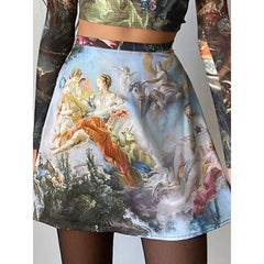 Artsu Graphic Skirt