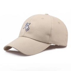 Astronaut Adjustable Baseball Cap - Beige