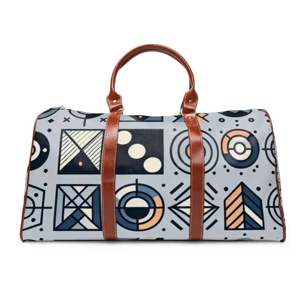 Aurora Symmetry - Geometric Travel Bag