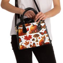 Autumn Area Travel Shoulder Handbag by Harper Fallbrook