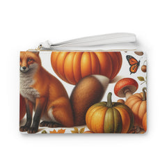 Autumn Avery Travel Clutch Bag with Fall Leaf Design