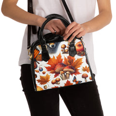Autumn Print Shoulder Handbag by Amber Hawthorne 9.45’’ x