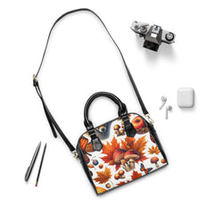 Autumn Print Shoulder Handbag by Amber Hawthorne 9.45’’ x
