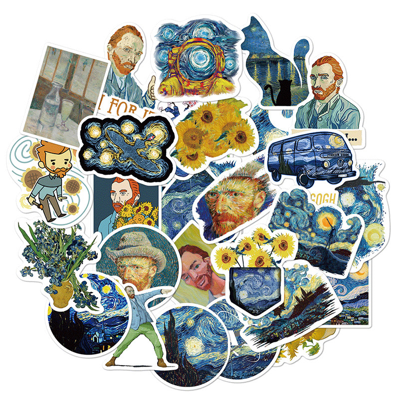 Van Gogh 40 stickers