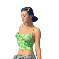 Backless Y2K Crop Tank Top for Women