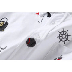 Bag and Umbrella Embroidered Shirts for Everyday Wear