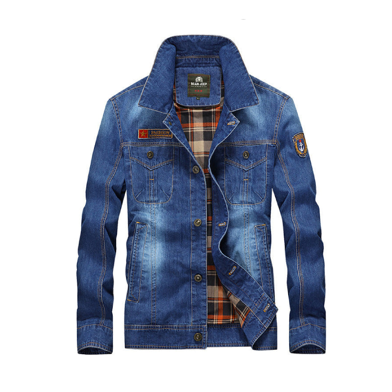 Baggy denim jacket - Light-Blue / M - Jacket