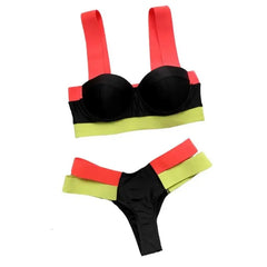 Bandage Bikini Push Up Swimwear