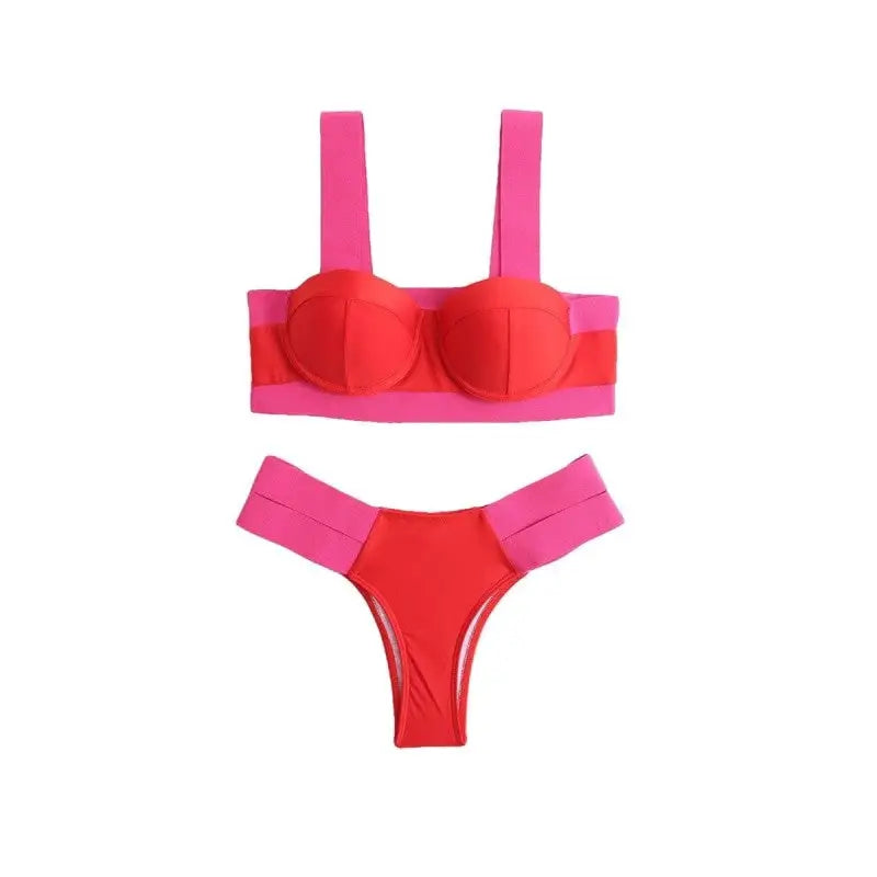 Bandage Bikini Push Up Swimwear