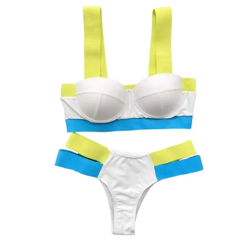 Bandage Bikini Push Up Swimwear