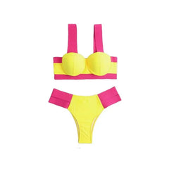 Bandage Bikini Push Up Swimwear