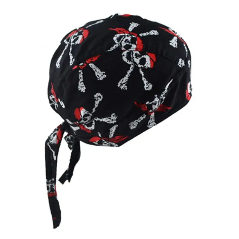 Bandana with Skull Butterfly Print