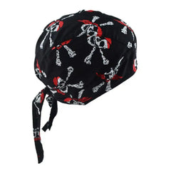 Bandana with Skull Butterfly Print