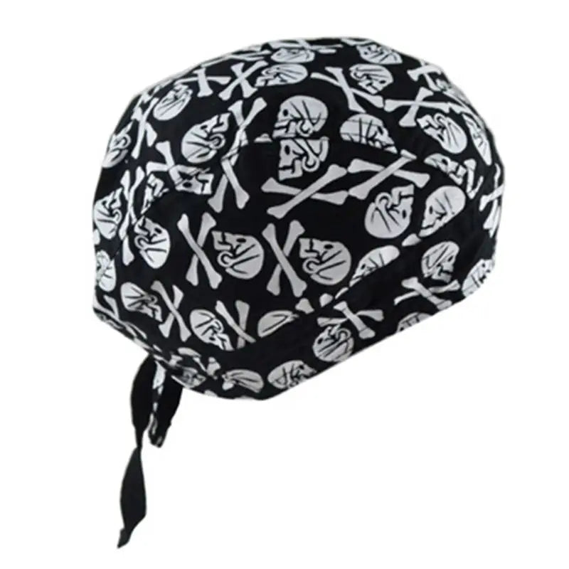 Bandana with Skull Butterfly Print