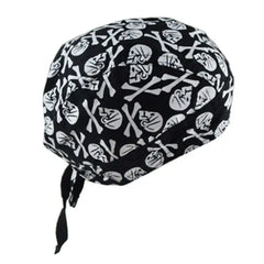 Bandana with Skull Butterfly Print