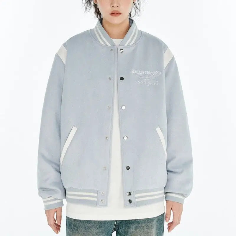 Baseball Classic Jacket - Light Blue / S