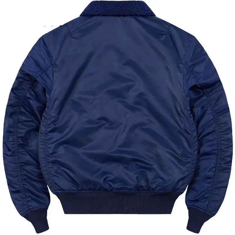 Baseball Collar Loose Bomber Jacket for Men