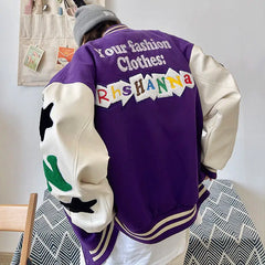 Baseball loose BF embroidery Jacket