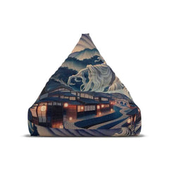 Bean Bag Chair Cover with Enchanted Japanese Folktale