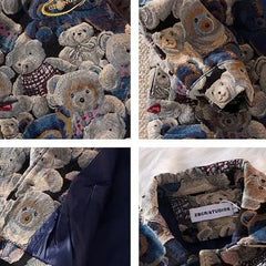 Bear Oversize Long Sleeve Jacket for Cold Weather