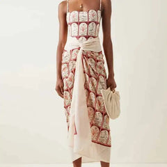 Bird One Piece Strap Cover Swimwear