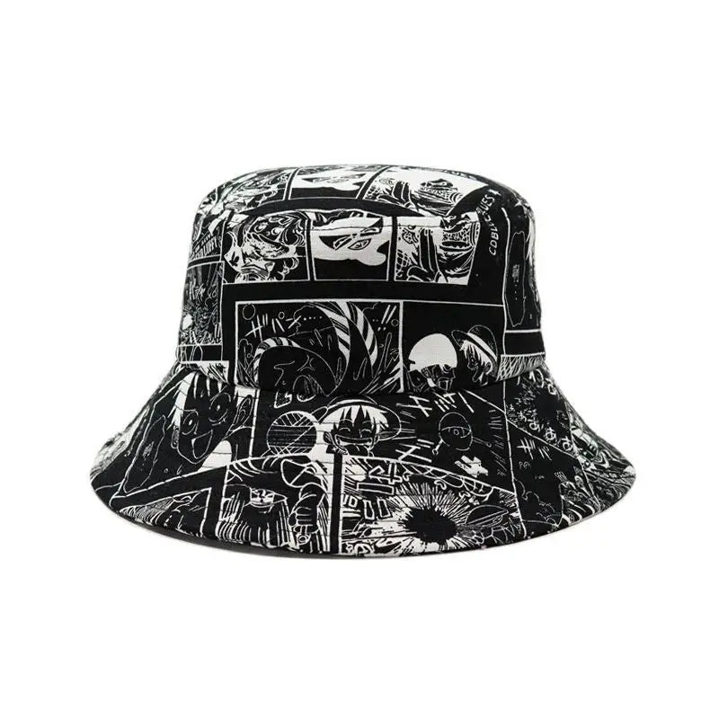 Black And White Bucket Hat