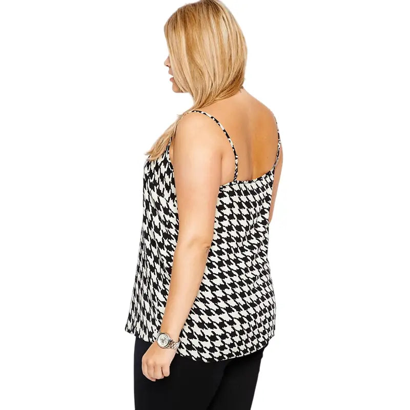 Black And White Loose Camisole