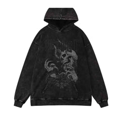 Black Banger Skulls Hoodie