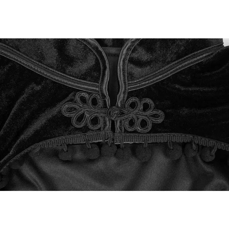 Black Embroidery Cropped - Shirts