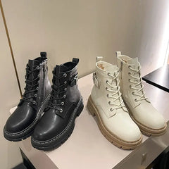 Black PU Vegan Leather Boots