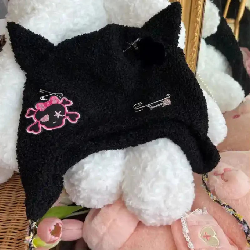 Black Skull and Cat Ear Hats