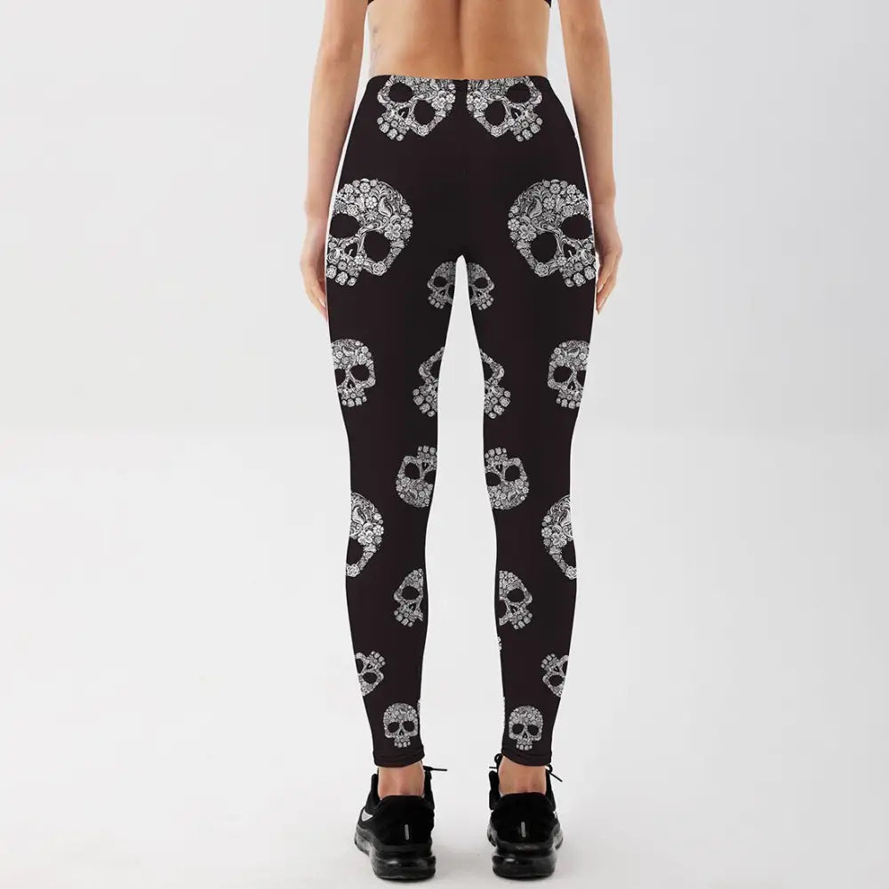 Black Skull Legging for Everyday Comfort