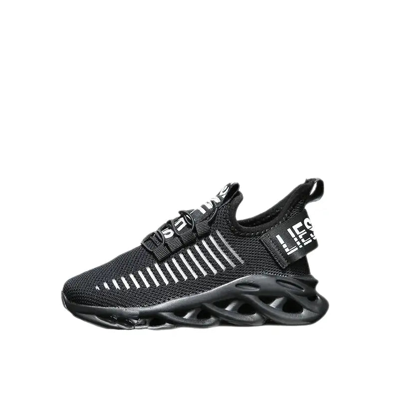 Blade Rubber Sole Breathable Slip On Sneakers