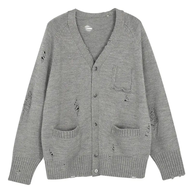 Blended Damage Pocket Cardigan