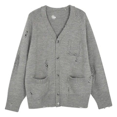 Blended Damage Pocket Cardigan