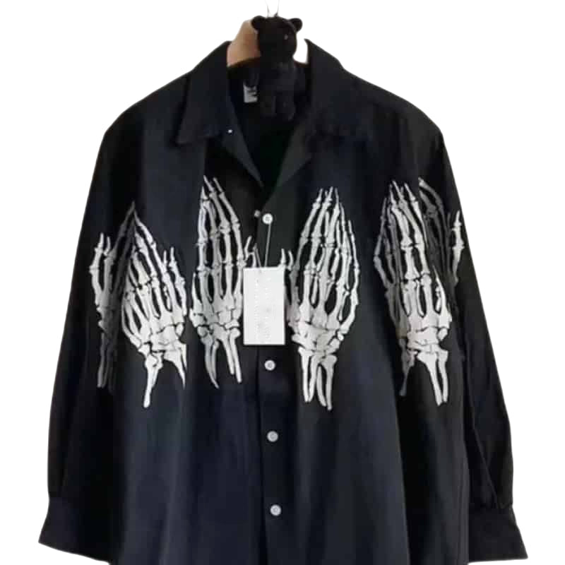 Bone Hands Long Sleeve Shirt