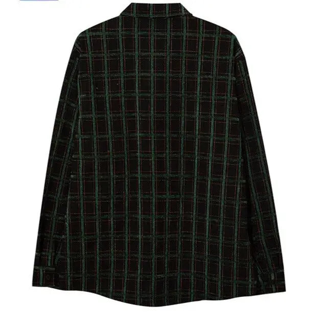 Boom Shakalaka Plaid Long Sleeve Shirt