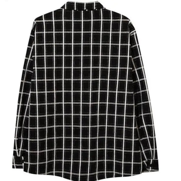 Boom Shakalaka Plaid Long Sleeve Shirt