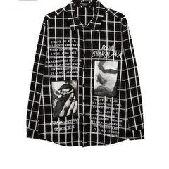 Boom Shakalaka Plaid Long Sleeve Shirt