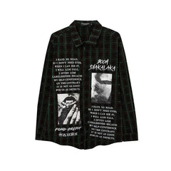 Boom Shakalaka Plaid Long Sleeve Shirt